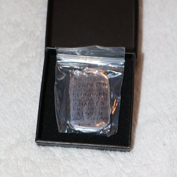 Aizza Beata Sentimental Plaque/Pendant- Silver - Picture 2 of 3